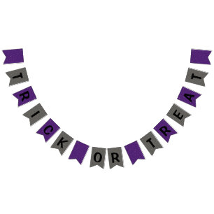 Trick or Treat Bunting Flags