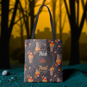 Trick or Treat Candy Corn Ice Cream  Tote Bag