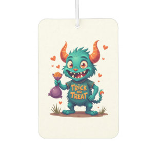 Trick or Treat Candy Monster � Halloween T-Shirt D Air Freshener