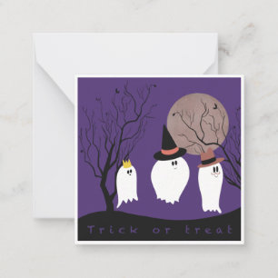 Trick or treat card