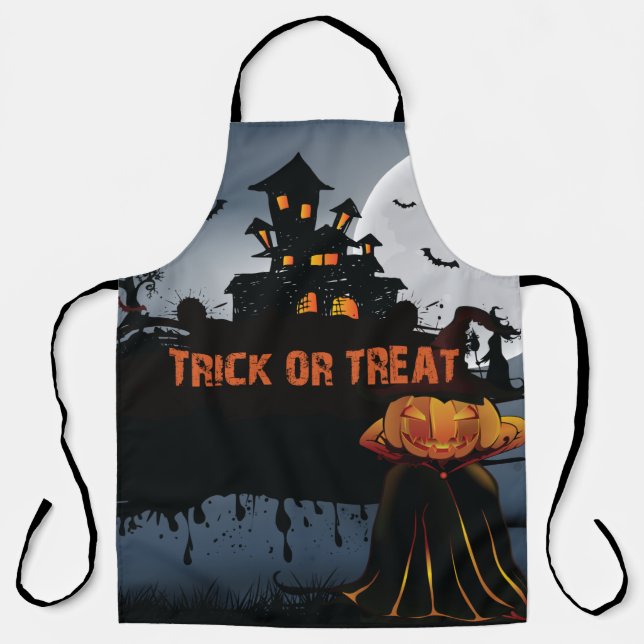 Trick or treat castle   apron (Front)