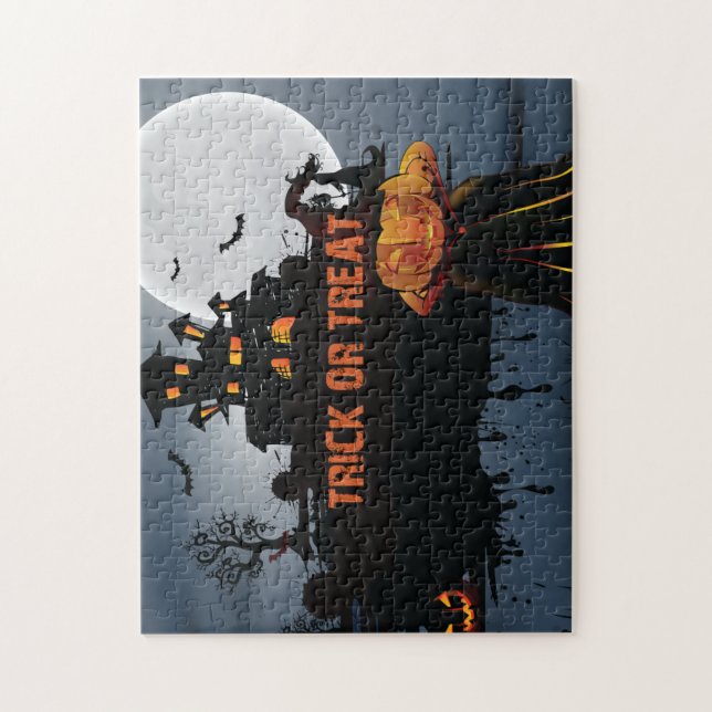 Trick or treat castle   jigsaw puzzle (Vertical)