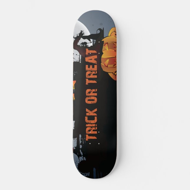 Trick or treat castle   skateboard (Front)