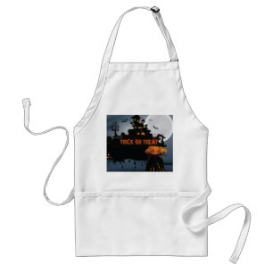 Trick or treat castle standard apron