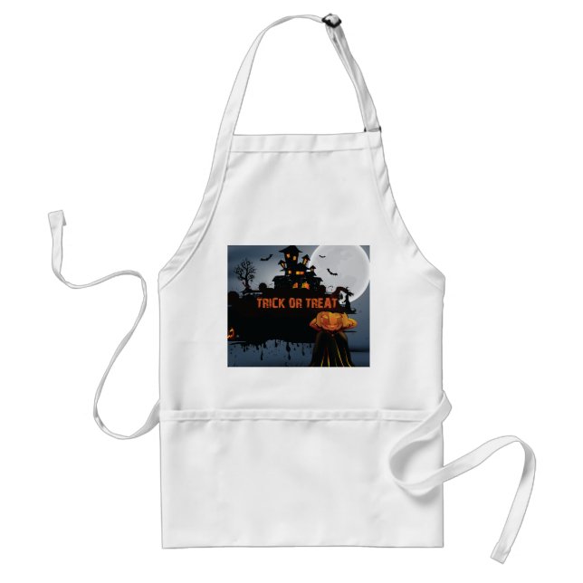 Trick or treat castle standard apron (Front)