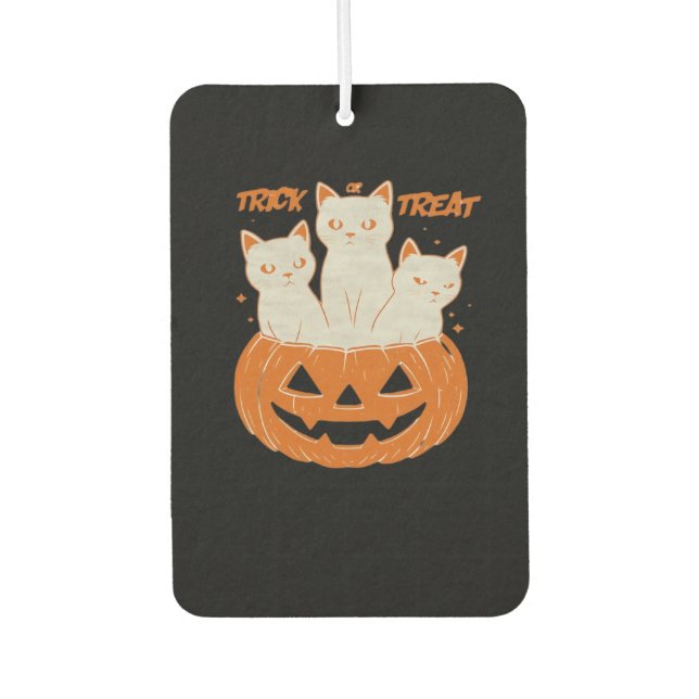 Trick or Treat cats Classic T-Shirt Air Freshener (Front)