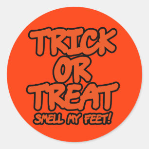 Trick or Treat Classic Round Sticker