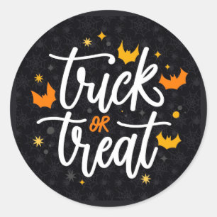 Trick or Treat Classic Round Sticker