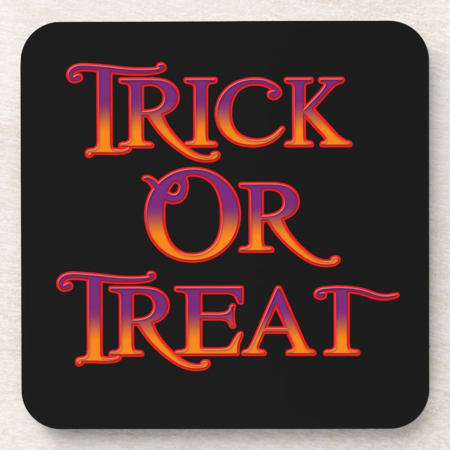 Trick or Treat Coaster (Front)