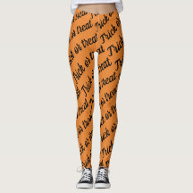 trick or treat cursive pattern for Halloween
