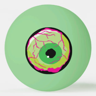 'Trick or Treat' Customizable Eyeball and Candy Ping Pong Ball