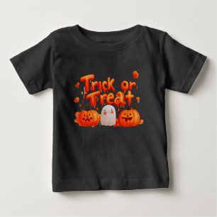 Trick or Treat, Cute Halloween Baby T-Shirt