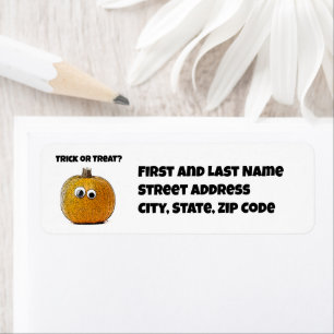 Trick or Treat Cute Halloween Pumpkin Cartoon