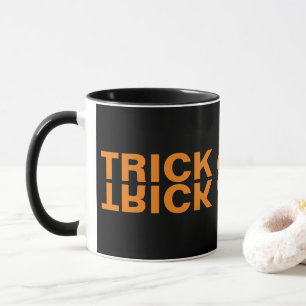Trick or Treat Design With Type Mug