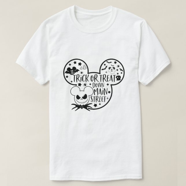 Trick or treat down main street  T-Shirt (Design Front)