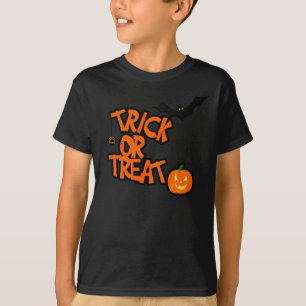 Trick Or Treat Eyes On The Back Cool Halloween T-Shirt