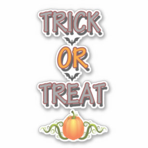 Trick or Treat Famous Halloween Party Night Saying