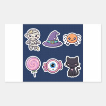 Trick or Treat Favour Stickers Halloween Pack v2