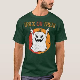 Trick or treat Funny Halloween Middle Finger Spook T-Shirt