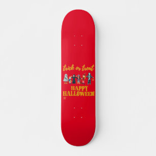 "TRICK OR TREAT" funny  halloween Skateboard