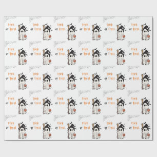 Trick or Treat Ghost Wrapping Paper