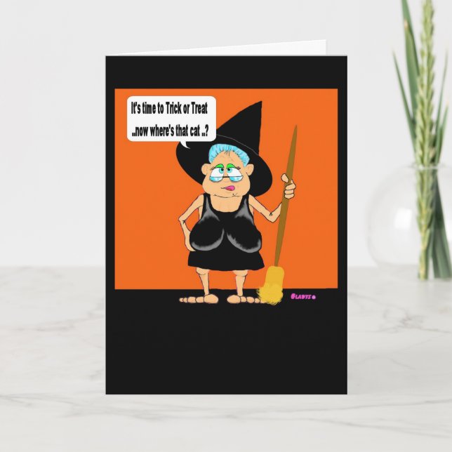 Trick or Treat Gladys Card (Front)