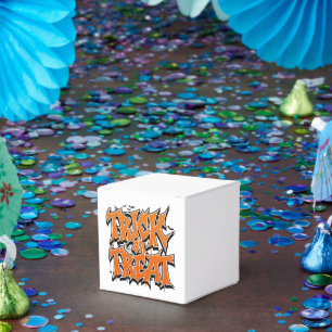 Trick Or Treat Graffiti Favor Box