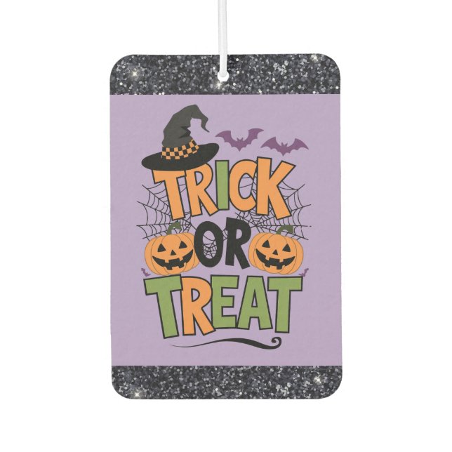 Trick or Treat Halloween  Air Freshener (Front)