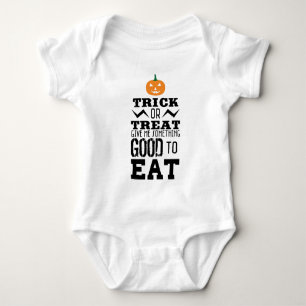 Trick Or Treat Halloween Baby Bodysuit