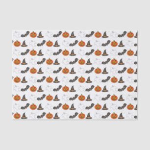 Trick-or-Treat Halloween Bat Pumpkin Ghost Witch Tissue Paper