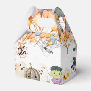 Trick or treat Halloween birthday party  Favor Box