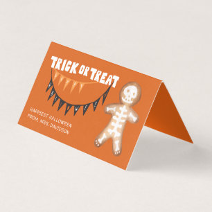 Trick or Treat Halloween Biscuit au Gingembre Sq
