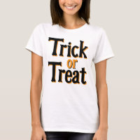 Trick or Treat Halloween design T-shirt