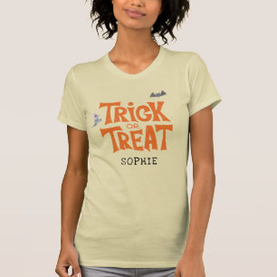 Trick or Treat Halloween Family Matching Costume T-Shirt