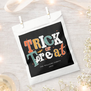Trick Or Treat Halloween  Favour Bag