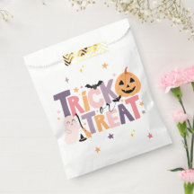 Trick or Treat Halloween Favour Bag Treats Bag