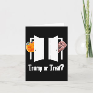 Trick or Treat Halloween Funny Card