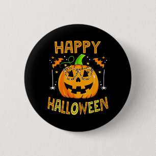 Trick Or Treat Halloween Funny Pumpkin Happy 2 Inch Round Button