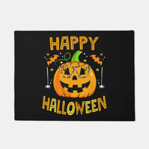 Trick Or Treat Halloween Funny Pumpkin Happy Hallo Doormat