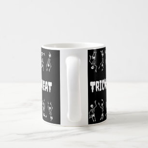Trick or Treat Halloween Funny Skulls Coffee Mug