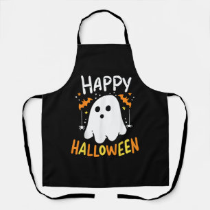 Trick Or Treat Halloween Ghost Apron