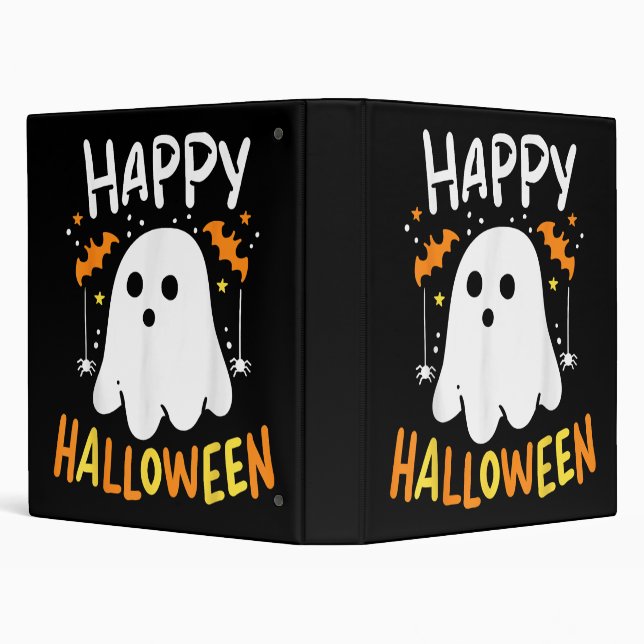 Trick Or Treat Halloween Ghost Binder (Background)