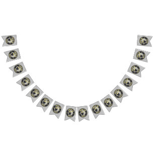 Trick or treat Halloween grim reaper character Bunting Flags