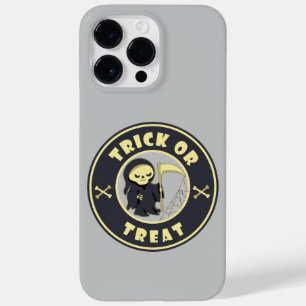Trick or treat Halloween grim reaper character Case-Mate iPhone 14 Pro Max Case