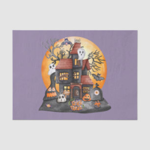 Trick or Treat Halloween Haunted House Gathering   Tissue Paper