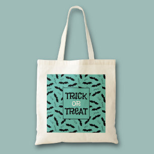 Trick or Treat Halloween Party Bats Tote Bag