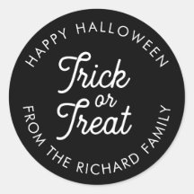 Trick or Treat Halloween Personalized