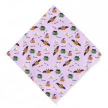 Trick Or Treat Halloween Pumpkin Pattern Purple