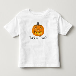 Trick or Treat Halloween Pumpkin Toddler T-Shirt