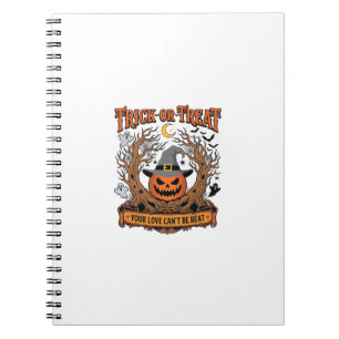 Trick Or Treat Halloween Pumpkin Witch Hat Spooky  Notebook